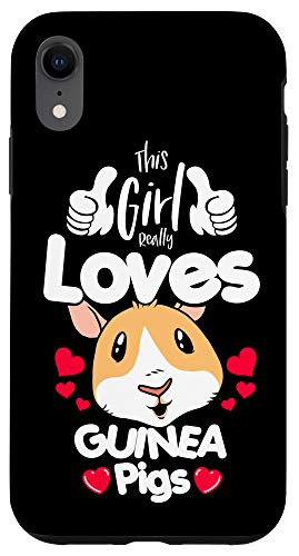 iPhone XR Guinea Pig Clothes Cavy This Girl Really Loves Guinea Pigs Case