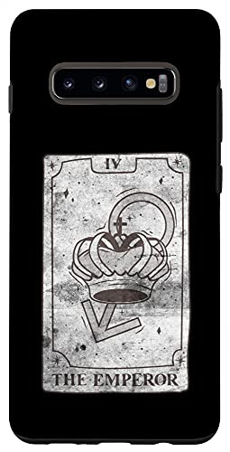 Galaxy S10 plus The Emperor Witchy Kawaii Gothic Tarot Card Witch Occult Case