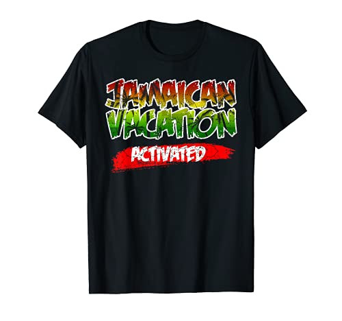 Jamaica Jamaican Flag Caribbean Vacation Reggae T-Shirt