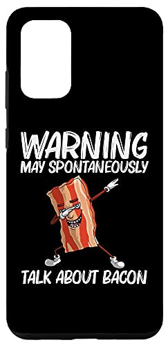 Galaxy S20 plus Funny Bacon Gift For Men Women Bacon Strips Foodie Lovers Case