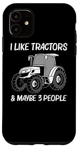 iPhone 11 Funny Tractor Gift For Men Women Farming Clothes Lover Case