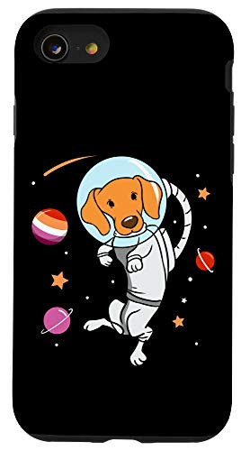 iPhone SE -2020- / 7 / 8 Lesbian Dog Orange Pink Lesbian Pride Case