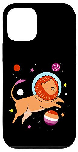 iPhone 12/12 Pro Lesbian Lion Orange Pink Lesbian Pride Case