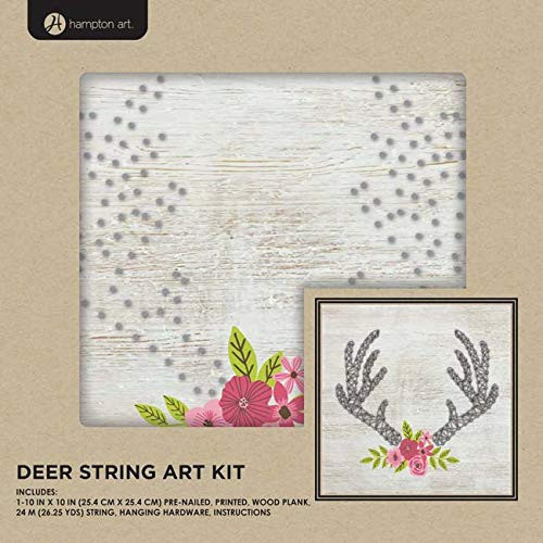 Hampton Art String Art Kit 10"X10"-Deer