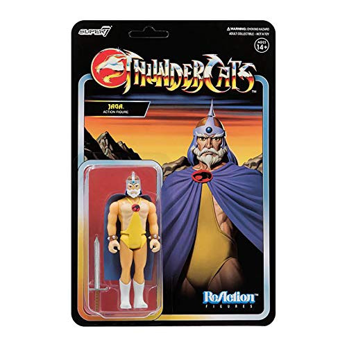 Super7 Thundercats- Jaga Reaction Figure, Multicolor