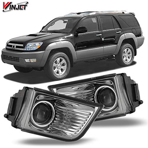 Winjet WJ30-0203-09 OEM Series for [2003-2005 Toyota 4Runner] Clear Lens Driving Projector Fog Lights