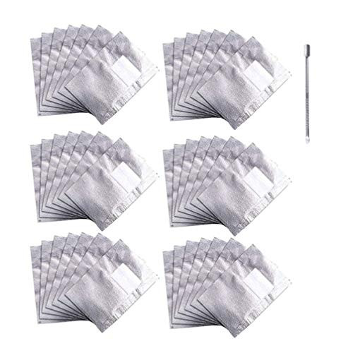 Beaupretty 500pcs Nail Polish Foil Wraps Soak Off Gel Remover Foil Wrap Nail Remover Polish Tin Foil Nail Foil Cotton Pads for Gel Removal