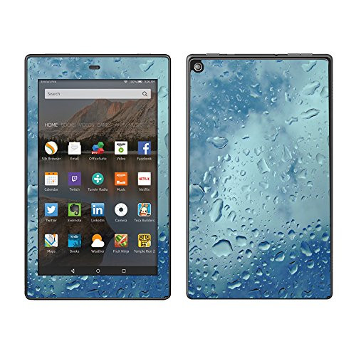 Skin Decal Vinyl Wrap for Amazon Fire HD 8 Tablet 8" inch stickers skins cover/ Raindrops