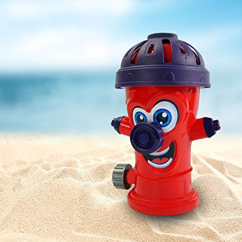 Trampoline Water Sprinkler Play for Kids Summer Outdoor Water Game Toys for Toddlers Sprinkler Fire Hydrant Sprinkler for Kids, Splash Play Toy Sprays Up to 8 Ft Nozzles Misting Cooling System