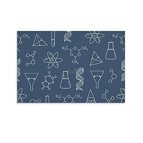 Cards and Envelopes Set Blank, Awesome Chemistry Chemist Student Science Greeting Card for Birthday All Occasion 10x7 Inches