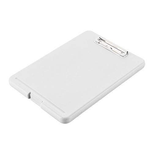 HELYZQ A4 Plastic Storage Clipboard File Box Case Document File Folder Clipboard Office