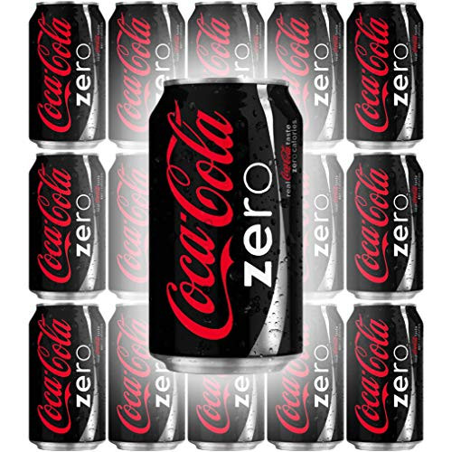 Coke-Zero, 12 oz Cans -Pack of 15, Total of 180 Fl Oz-