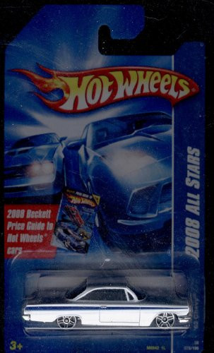 Hot Wheels 2008 All Stars White '62 Chevy w/ PR5s on Beckett Price Guide Card 76 1-64 Scale