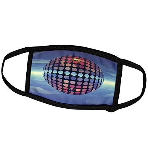 3dRose Mirror Ball Reflecting Mirror Disco Ball Dances in The Atmosphere. - Face Covers -fc-19940-1- 3dRose Mirror Ball Reflecting Mirror Disco Ball Dances in The Atmosphere. - Face Covers -fc-19940-1-