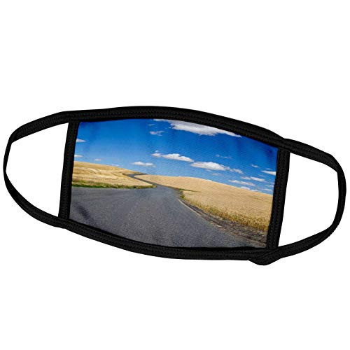 3dRose USA, Washington, Palouse, Farm Field Back Roads - US48 TEG0469 -. - Face Covers -fc-148768-3- 3dRose USA, Washington, Palouse, Farm Field Back Roads - US48 TEG0469 -. - Face Covers -fc-148768-3-