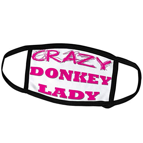 3dRose Blonde Designs Crazy Thumb Pointing Back Lady - Crazy Donkey Lady - Face Covers -fc-175020-3- 3dRose Blonde Designs Crazy Thumb Pointing Back Lady - Crazy Donkey Lady - Face Covers -fc-175020-3-