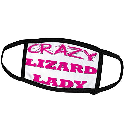 3dRose Blonde Designs Crazy Thumb Pointing Back Lady - Crazy Lizard Lady - Face Covers -fc-175161-1-