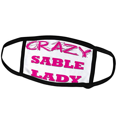 3dRose Blonde Designs Crazy Thumb Pointing Back Lady - Crazy Sable Lady - Face Covers -fc-175271-3- 3dRose Blonde Designs Crazy Thumb Pointing Back Lady - Crazy Sable Lady - Face Covers -fc-175271-3-