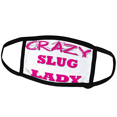 3dRose Blonde Designs Crazy Thumb Pointing Back Lady - Crazy Slug Lady - Face Covers -fc-175290-1-