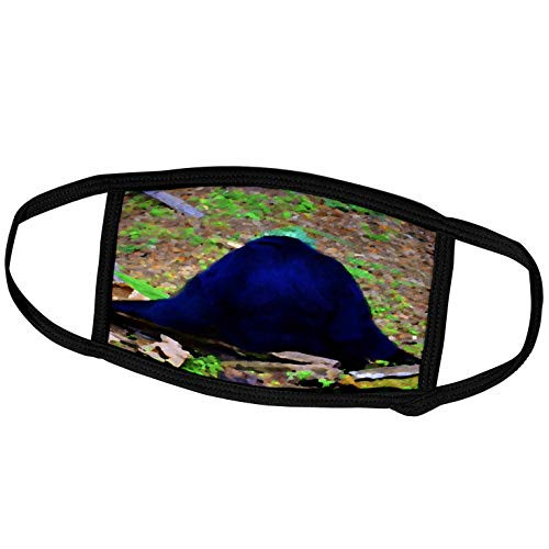 3dRose Susans Zoo Crew Animals - Primate from The Back - Face Covers -fc-178556-1-