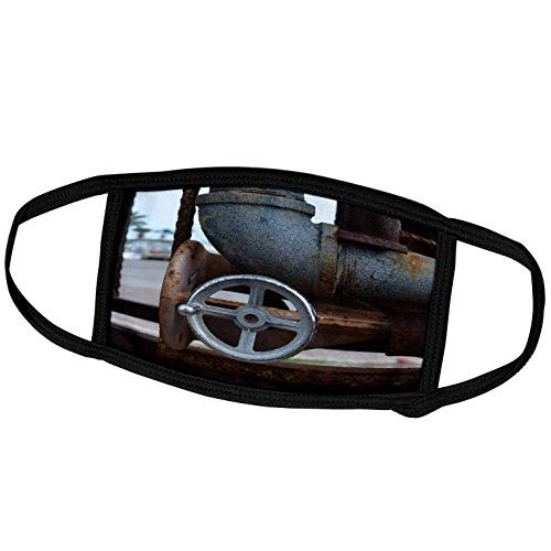 3dRose Susans Zoo Crew Florida - Pipe Wheel Rusting Metal Steampunk - Face Covers -fc-216009-1- 3dRose Susans Zoo Crew Florida - Pipe Wheel Rusting Metal Steampunk - Face Covers -fc-216009-1-