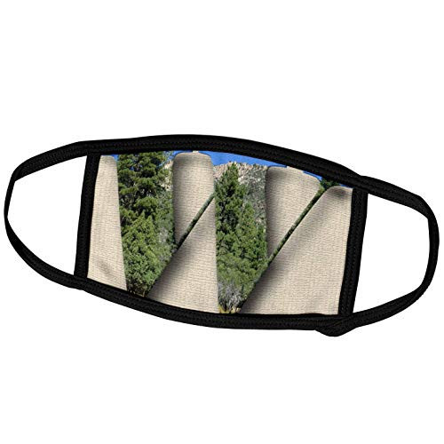 3dRose The Letter W on Some Green Grass with Blue Sky on a tan Back - Face Covers -fc-280048-1- 3dRose The Letter W on Some Green Grass with Blue Sky on a tan Back - Face Covers -fc-280048-1-