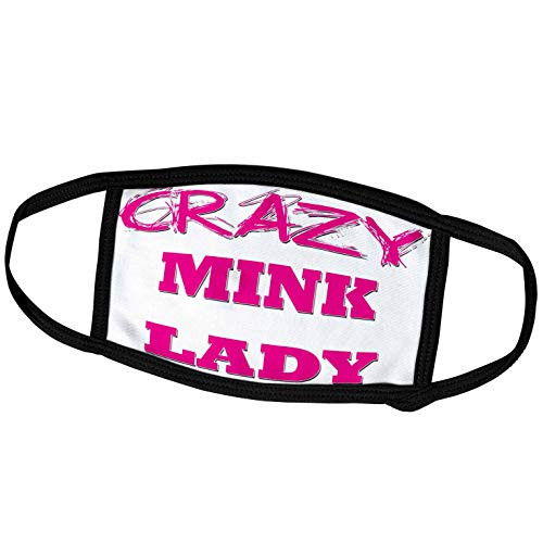 3dRose Blonde Designs Crazy Thumb Pointing Back Lady - Crazy Mink Lady - Face Masks -fm-175187-2- 3dRose Blonde Designs Crazy Thumb Pointing Back Lady - Crazy Mink Lady - Face Masks -fm-175187-2-