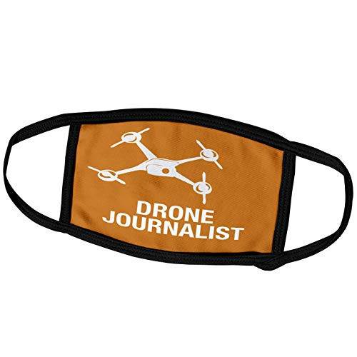 3dRose Kike Calvo Drone and Unmanned Vehicle Collection - Orange Drone for Journalist and Photographer - Face Masks -fm-179921-1- 3dRose Kike Calvo Drone and Unmanned Vehicle Collection - Orange Drone for Journalist and Photographer - Face Masks -fm-179921-1-