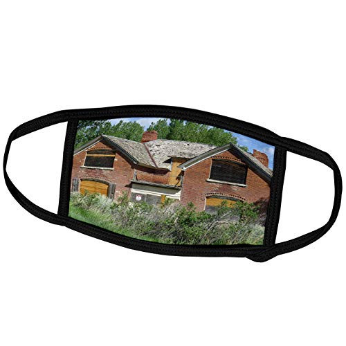 3dRose Jos Fauxtographee- Pioneer Home - an Old Home on The Backroad from PV to Cedar City in Ruins - Face Masks -fm-270217-2- 3dRose Jos Fauxtographee- Pioneer Home - an Old Home on The Backroad from PV to Cedar City in Ruins - Face Masks -fm-270217-2-