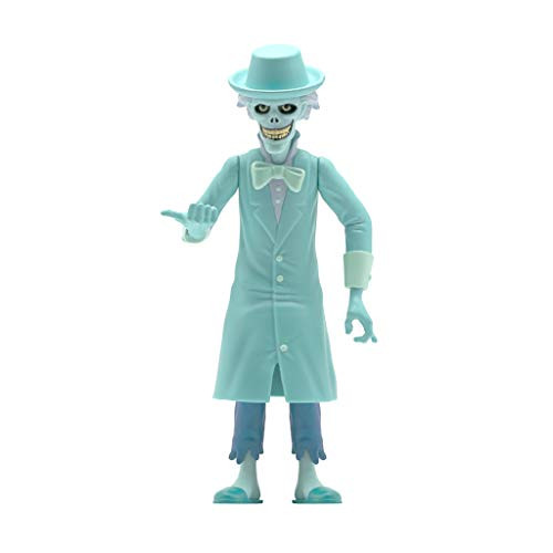 Super7 Haunted Mansion Skeleton Ghost Blue 3 3/4-Inch Reaction Figure