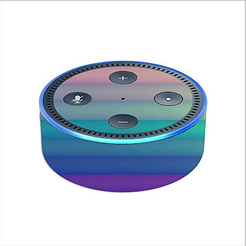 Skin Decal Vinyl Wrap for Amazon Echo Dot 2 -2nd generation- / Pastel Stripes