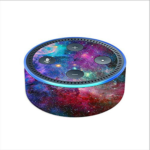 Skin Decal Vinyl Wrap for Amazon Echo Dot 2 -2nd generation- / Colorful Space Gasses
