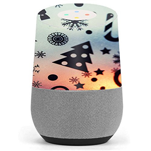 Skin Decal Vinyl Wrap for Google Home stickers skins cover/ Christmas collage