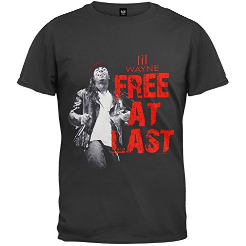 Old Glory Lil Wayne - Free at Last T-Shirt - Small Black
