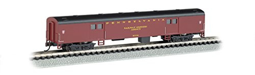 Bachmann Industries Smooth Side Prr N-Scale Baggage Car, 72' Bachmann Industries Smooth Side Prr N-Scale Baggage Car, 72'