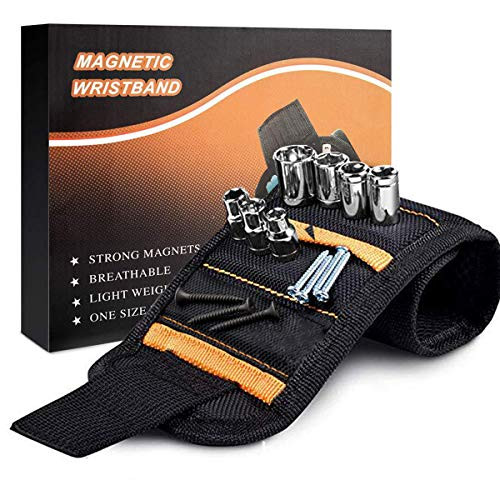 Magnetic Wristband Tools for Men,Tool Belts with 15 Strong Magnets for Holding Screws,Nails,Drill Bits for DIY Handyman,Christmas Gadgets Gifts for Him/Men/Father/Dad/Electrician/Husband/Boyfriend Magnetic Wristband Tools for Men,Tool Belts with 15 Strong Magnets for Holding Screws,Nails,Drill Bits for DIY Handyman,Christmas Gadgets Gifts for Him/Men/Father/Dad/Electrician/Husband/Boyfriend