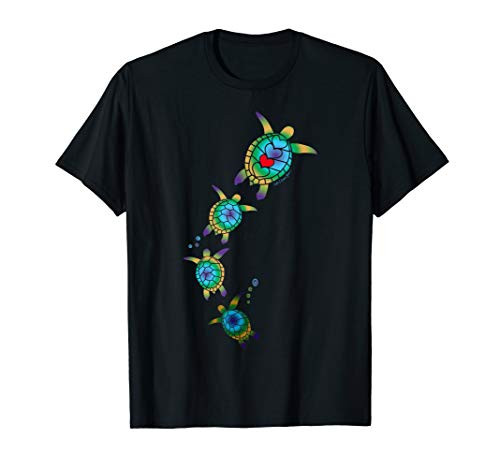 Beautiful Tropical Sea Turtles T-Shirt