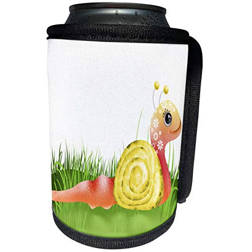 3dRose Cute Orange and Yellow Pretty Gradient Snail. - Can Cooler Bottle Wrap -cc-340059-1- 3dRose Cute Orange and Yellow Pretty Gradient Snail. - Can Cooler Bottle Wrap -cc-340059-1-