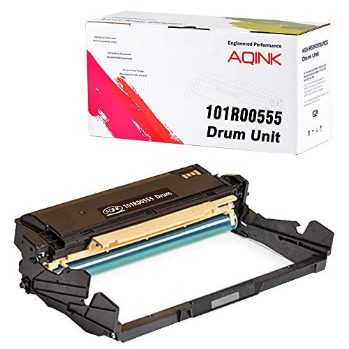 AQINK Compatible Drum Cartridge Replacement for Xerox 101R00555 High Yield Drum Unit for Use in Xerox Phaser 3330 WorkCentre 3335 3345 Printers, 30,000 Pages (Black, 1- Pack) AQINK Compatible Drum Cartridge Replacement for Xerox 101R00555 High Yield Drum Unit for Use in Xerox Phaser 3330 WorkCentre 3335 3345 Printers, 30,000 Pages (Black, 1- Pack)