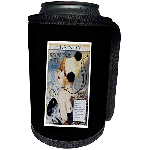3dRose BLN Vintage Song Sheet Covers Reproductions - Mandy Ziegfeld Follies 1919 Vintage Song Sheet Cover Reproduction - Can Cooler Bottle Wrap -cc-170993-1-