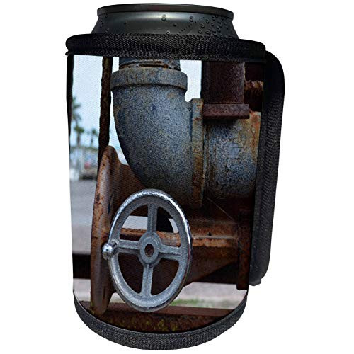 3dRose Susans Zoo Crew Florida - Pipe Wheel Rusting Metal Steampunk - Can Cooler Bottle Wrap -cc-216009-1- 3dRose Susans Zoo Crew Florida - Pipe Wheel Rusting Metal Steampunk - Can Cooler Bottle Wrap -cc-216009-1-