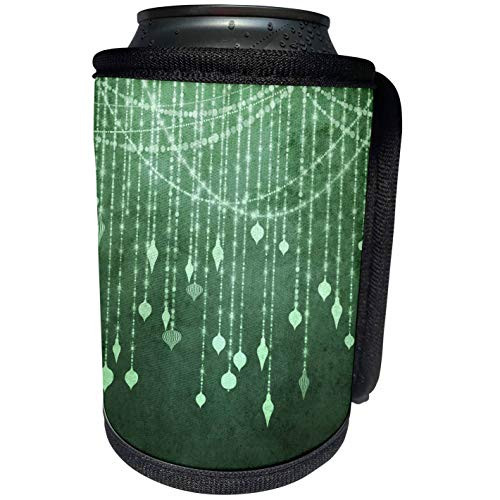 3dRose Pretty Image Of String Light Ornaments On A Green. - Can Cooler Bottle Wrap -cc-340263-1- 3dRose Pretty Image Of String Light Ornaments On A Green. - Can Cooler Bottle Wrap -cc-340263-1-
