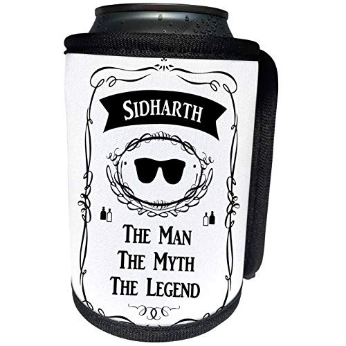 3dRose InspirationzStore The Man The Myth The Legend - Sidharth The Man The Myth The Legend sunglasses cologne bottles design - Can Cooler Bottle Wrap -cc-232715-1-