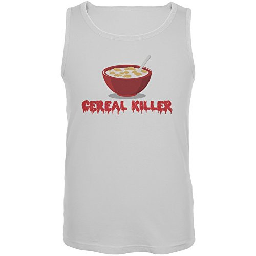 Old Glory Cereal Killer White Adult Tank Top - X-Large