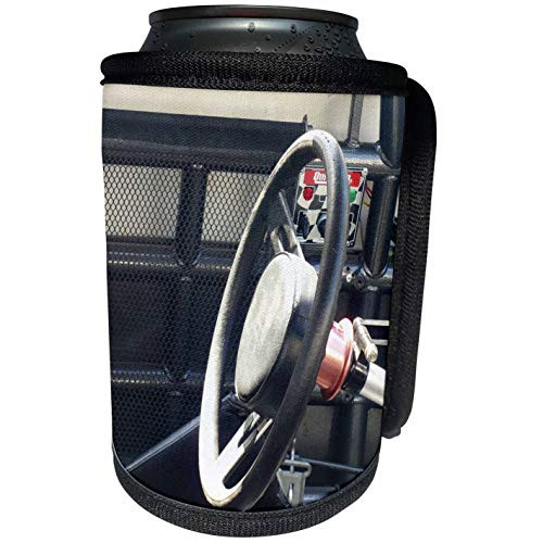 3dRose Florene Transportation - Racing Car Wheel - Can Cooler Bottle Wrap -cc-29734-1-