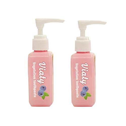 Youmymine 2Pcs Viaty Toothpaste Stain Removal Whitening Toothpaste Fight Bleeding Gums Fresh Toothpaste -Pink- -Pink-