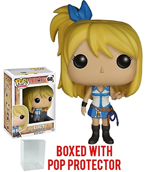 Funko Pop! Anime: Fairy Tail - Lucy Vinyl Figure (Bundled with Pop BOX PROTECTOR CASE)