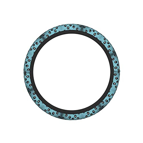 Mrtioo Soot Sprites Universal Steering Wheel Cover, Fashion Non-Slip Elastic, Unisex Sweat-Absorbent Automatic Car Steering Wheel Cover 15 in Mrtioo Soot Sprites Universal Steering Wheel Cover, Fashion Non-Slip Elastic, Unisex Sweat-Absorbent Automatic Car Steering Wheel Cover 15 in