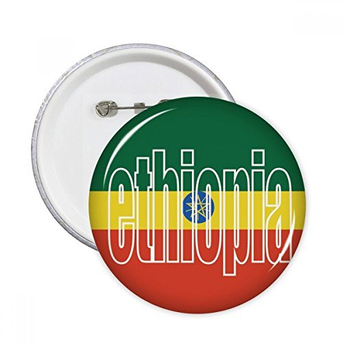 Ethiopia Country Flag Name Round Pins Badge Button Emblem Accessory Decoration 5pcs Ethiopia Country Flag Name Round Pins Badge Button Emblem Accessory Decoration 5pcs