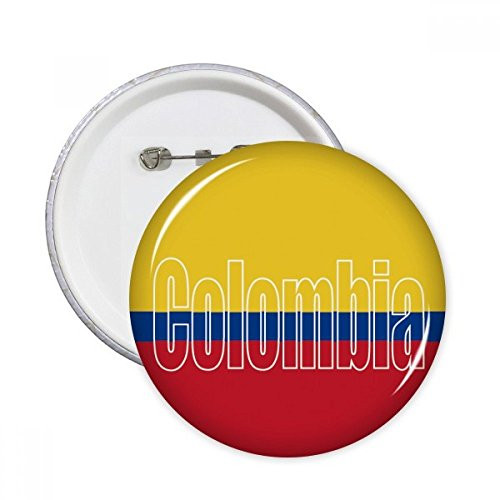 Colombia Country Flag Name Round Pins Badge Button Emblem Accessory Decoration 5pcs Colombia Country Flag Name Round Pins Badge Button Emblem Accessory Decoration 5pcs